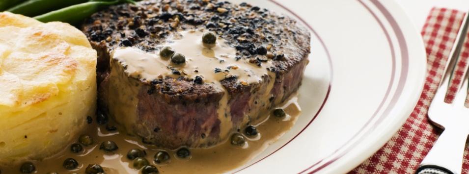 Peceto con crema de palmitos